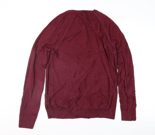 Marks and Spencer Mens Purple   Pullover Jumper Size S