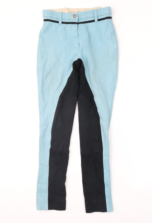 Harry Hall Womens Blue Geometric  Trousers  Size 24 in L26 in - Jodhpurs