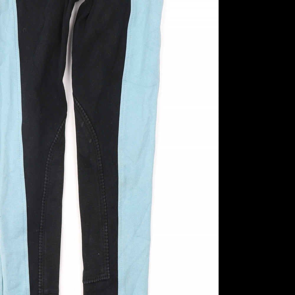 Harry Hall Womens Blue Geometric  Trousers  Size 24 in L26 in - Jodhpurs