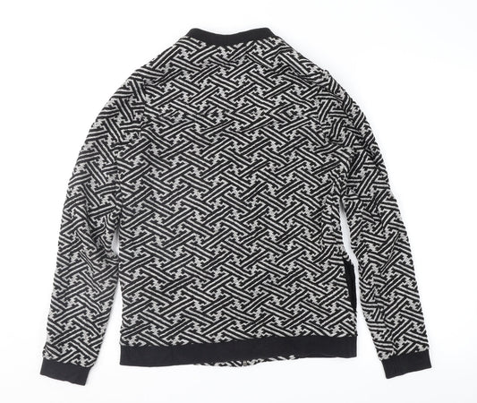 NEXT Womens Black Geometric  Jacket  Size 10