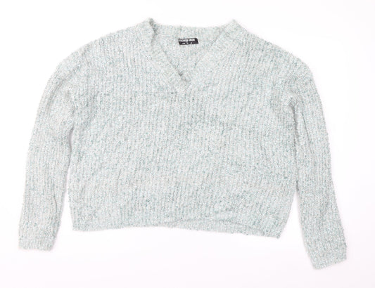 Fashion Union Womens Green   Pullover Jumper Size 8