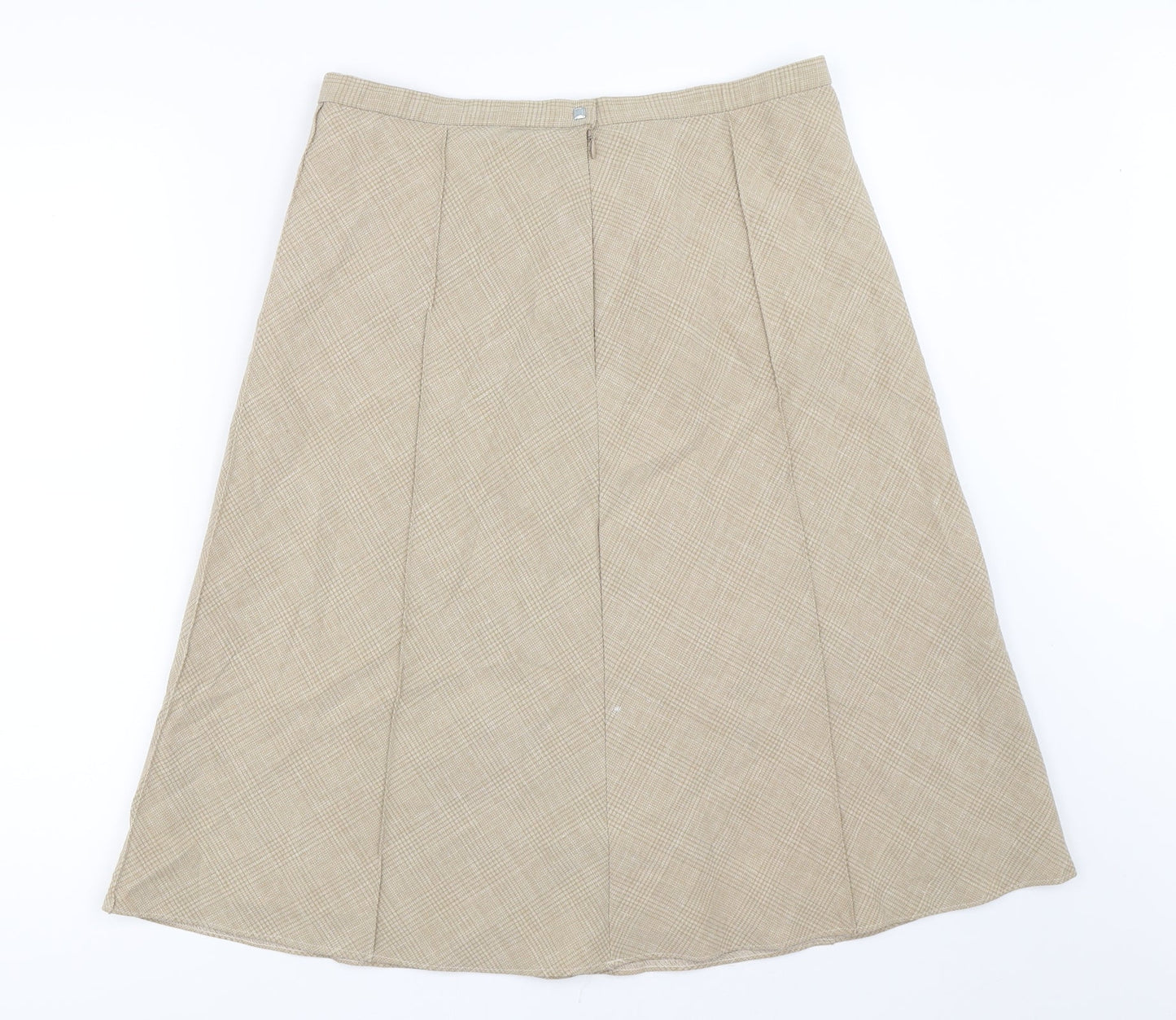 Finnkarelia Womens Beige   Flare Skirt Size 30 in