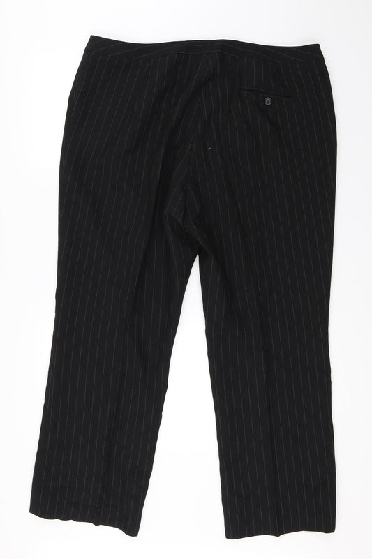 essence Womens Black   Trousers  Size 20 L29 in