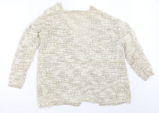New Look Womens Beige   Cardigan Jumper Size S