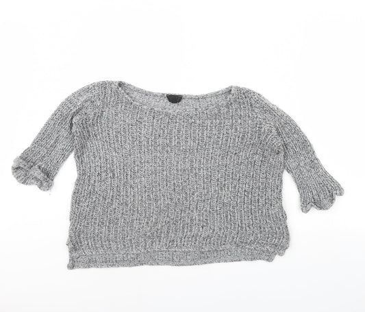Topshop Womens Grey   Pullover Jumper Size 10