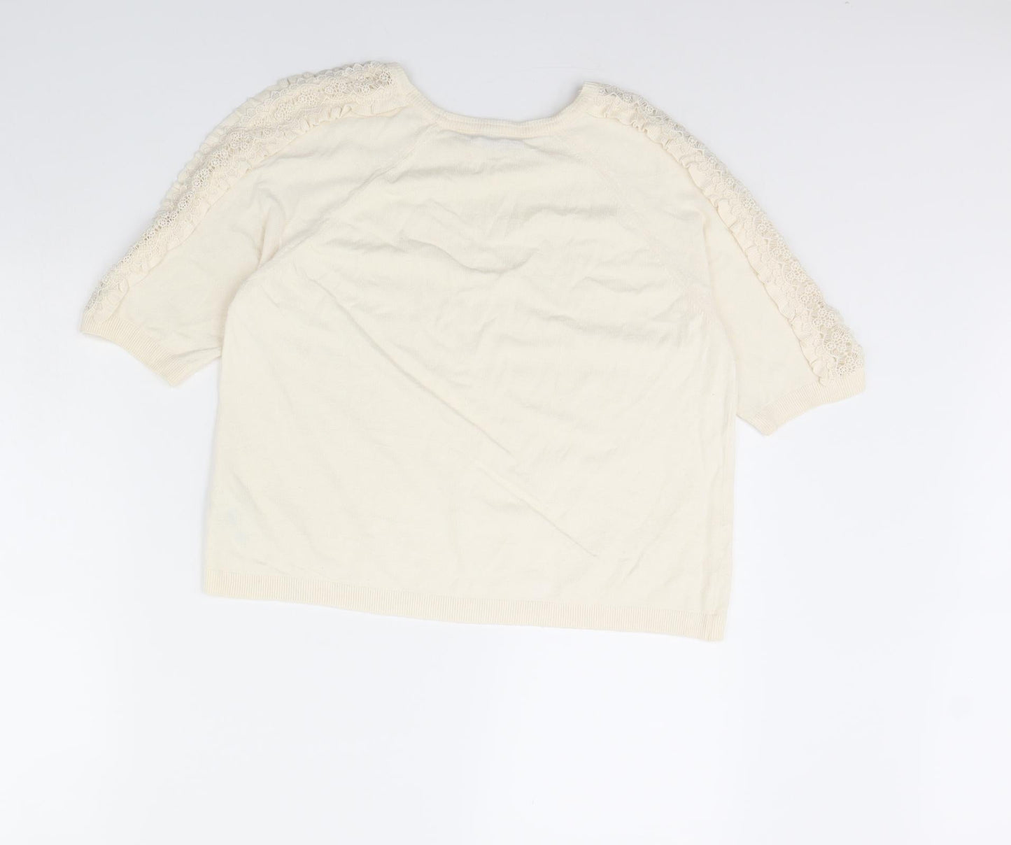 Per Una Womens Ivory   Pullover Jumper Size 14