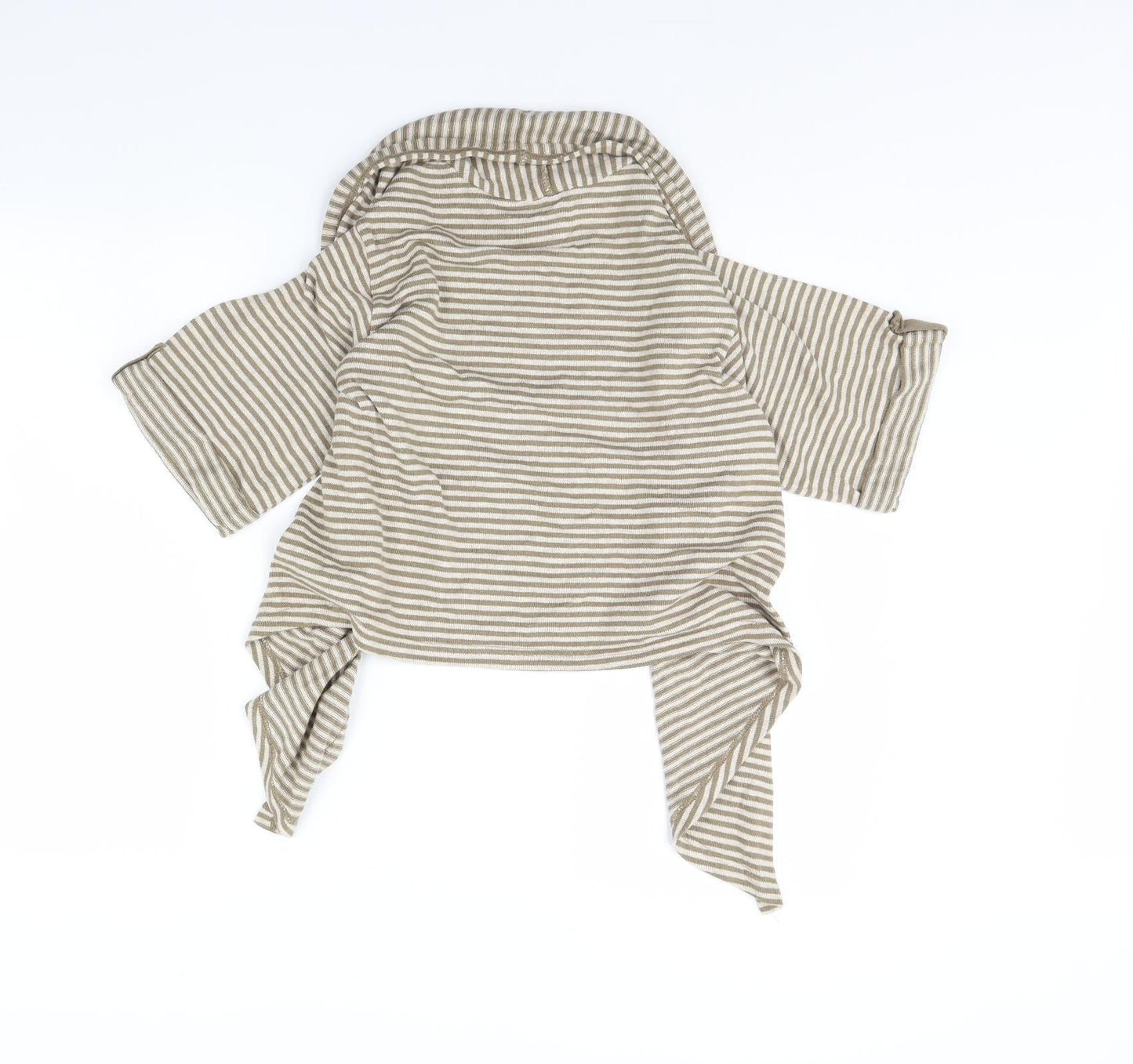 George Womens Brown Striped  Jacket  Size 12