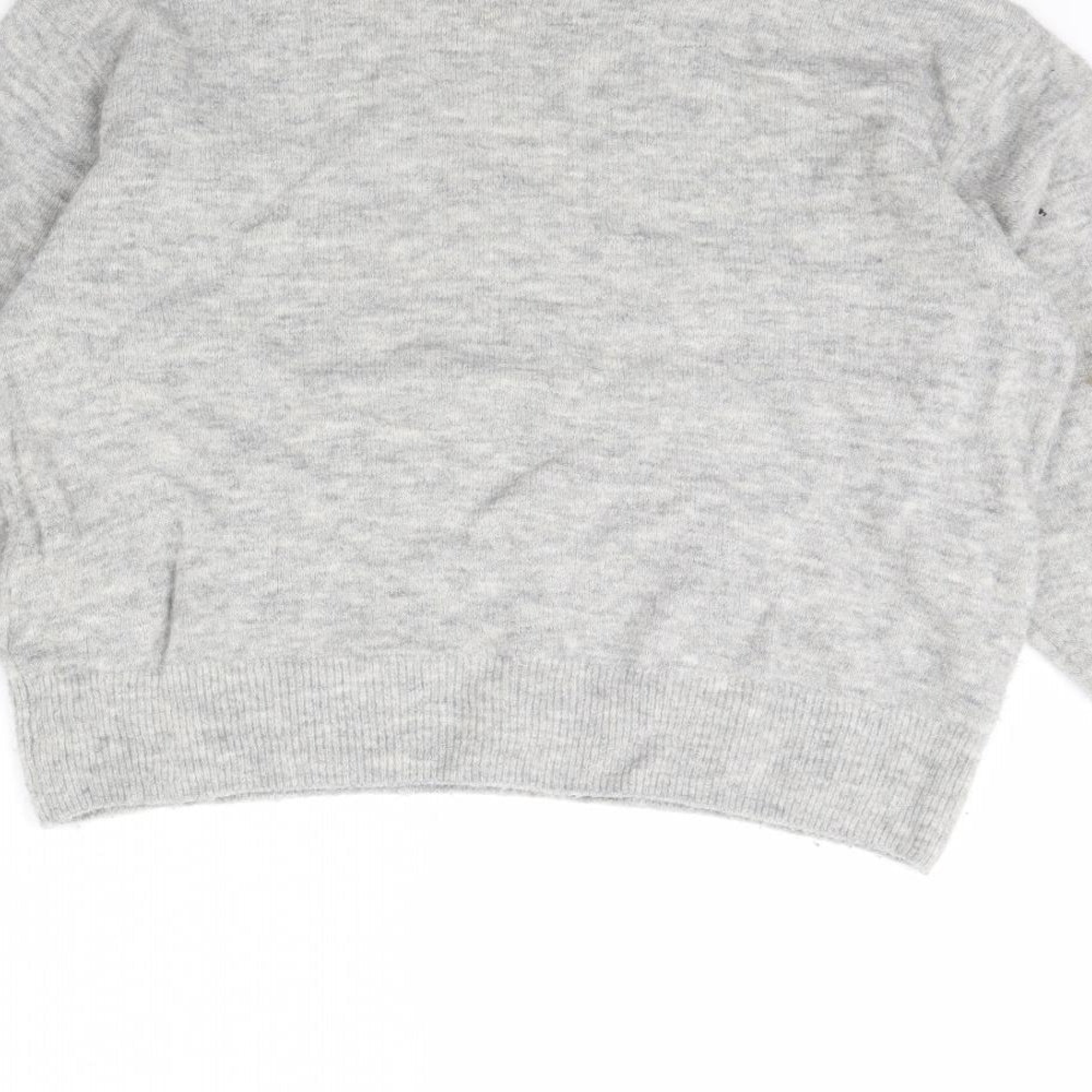 H&M Womens Grey   Pullover Jumper Size XS