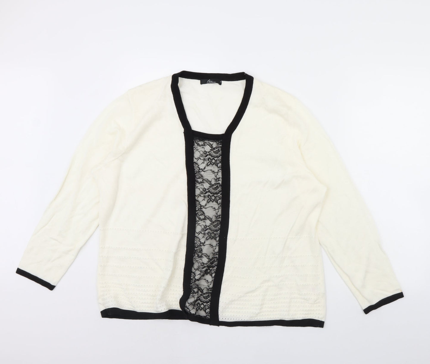 BM Womens Ivory   Pullover Jumper Size XL