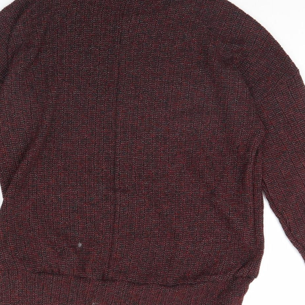 Topshop Womens Red   Pullover Jumper Size 6