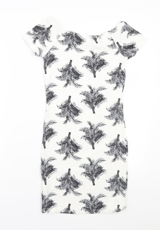 Topshop Womens White   A-Line  Size 8