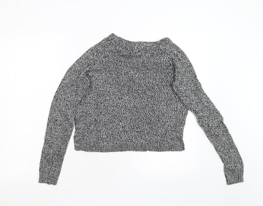 Divided Womens Grey  Knit Pullover Jumper Size XS