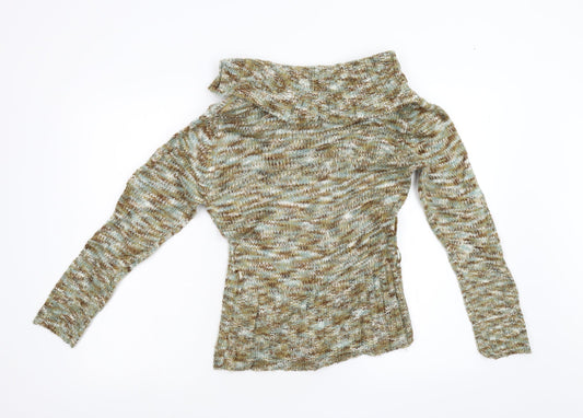 Select Womens Green  Knit Pullover Jumper Size M