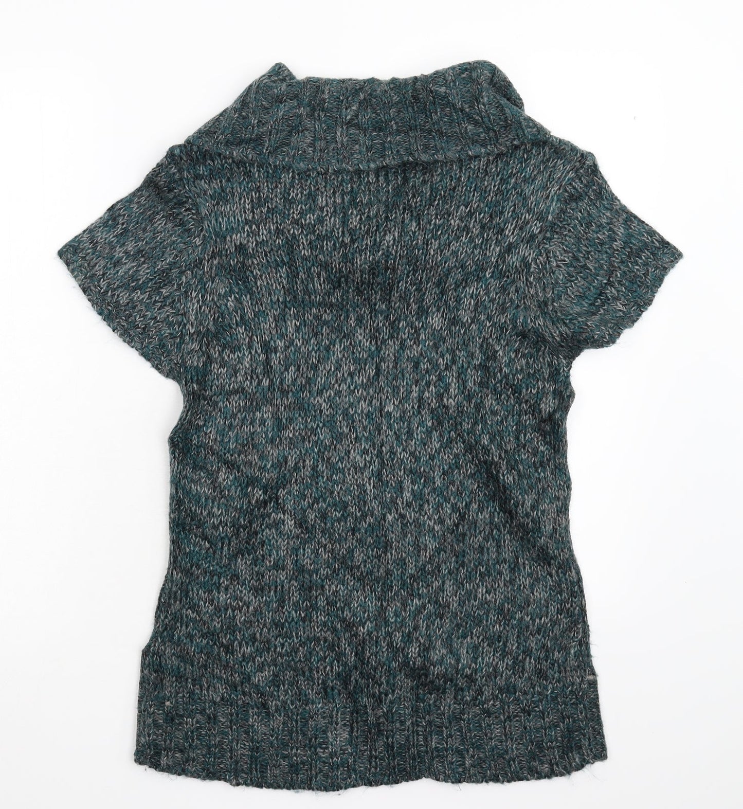 R Womens Green  Knit Pullover Jumper Size M