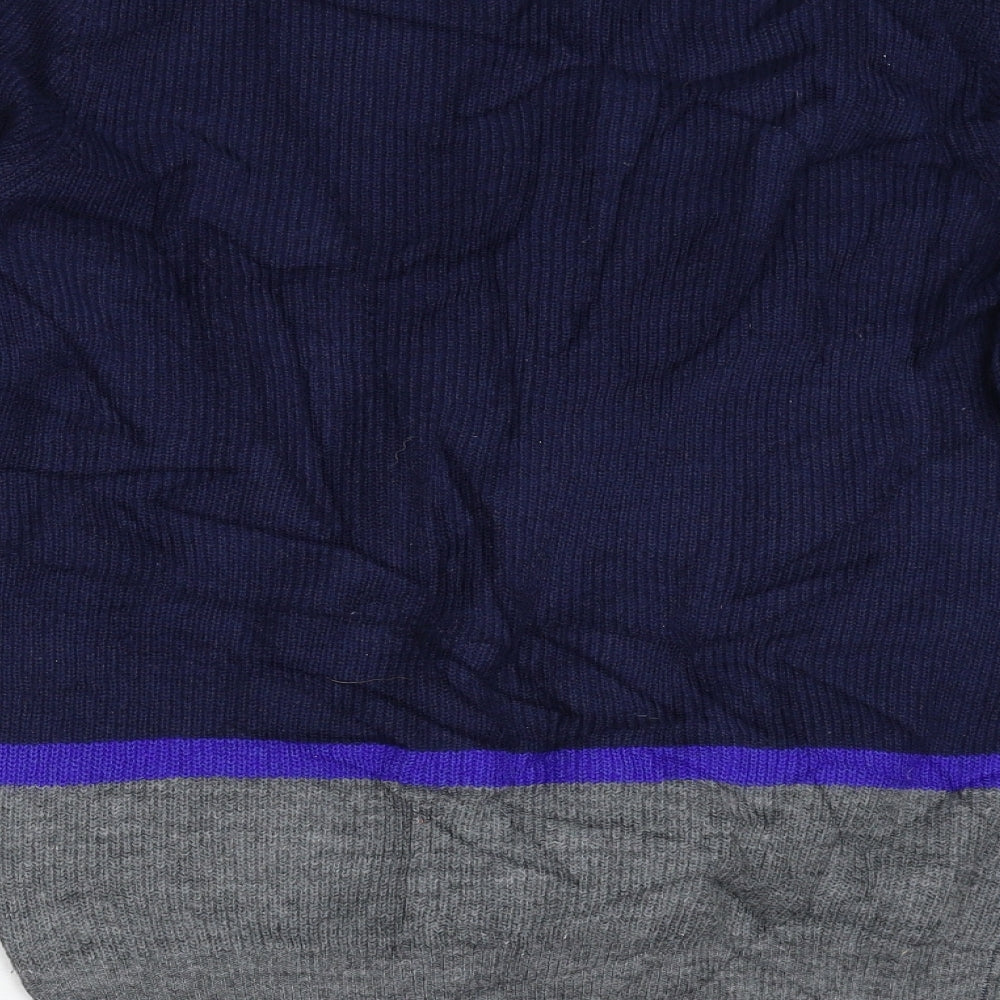 M&S Mens Blue  Knit Pullover Jumper Size M