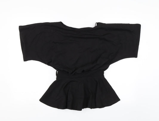 New Look Womens Black   Basic Blouse Size 8