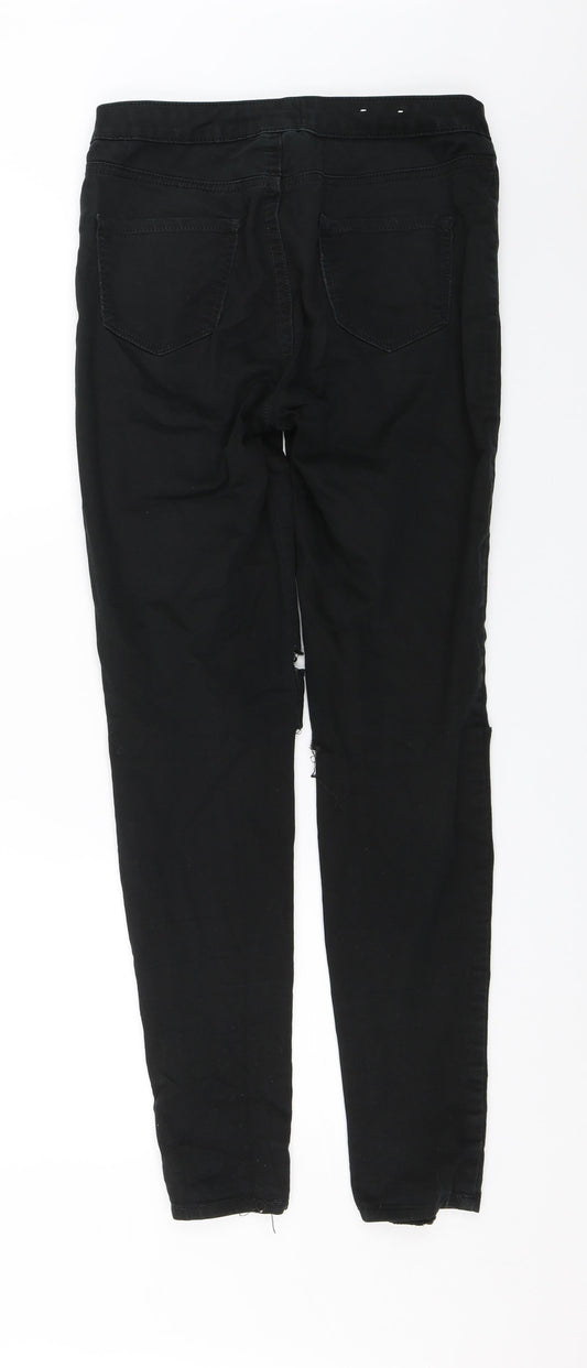 New Look Womens Black  Denim Skinny Jeans Size 10 L26 in