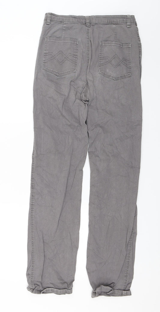 Departure Womens Grey   Straight Jeans Size 10 L30 in