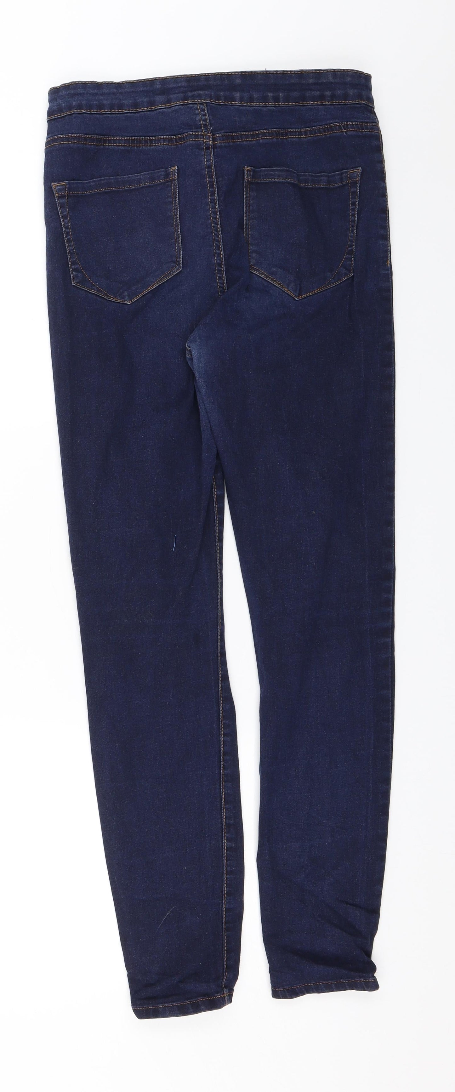 Denim & Co. Womens Blue   Skinny Jeans Size 12 L27 in