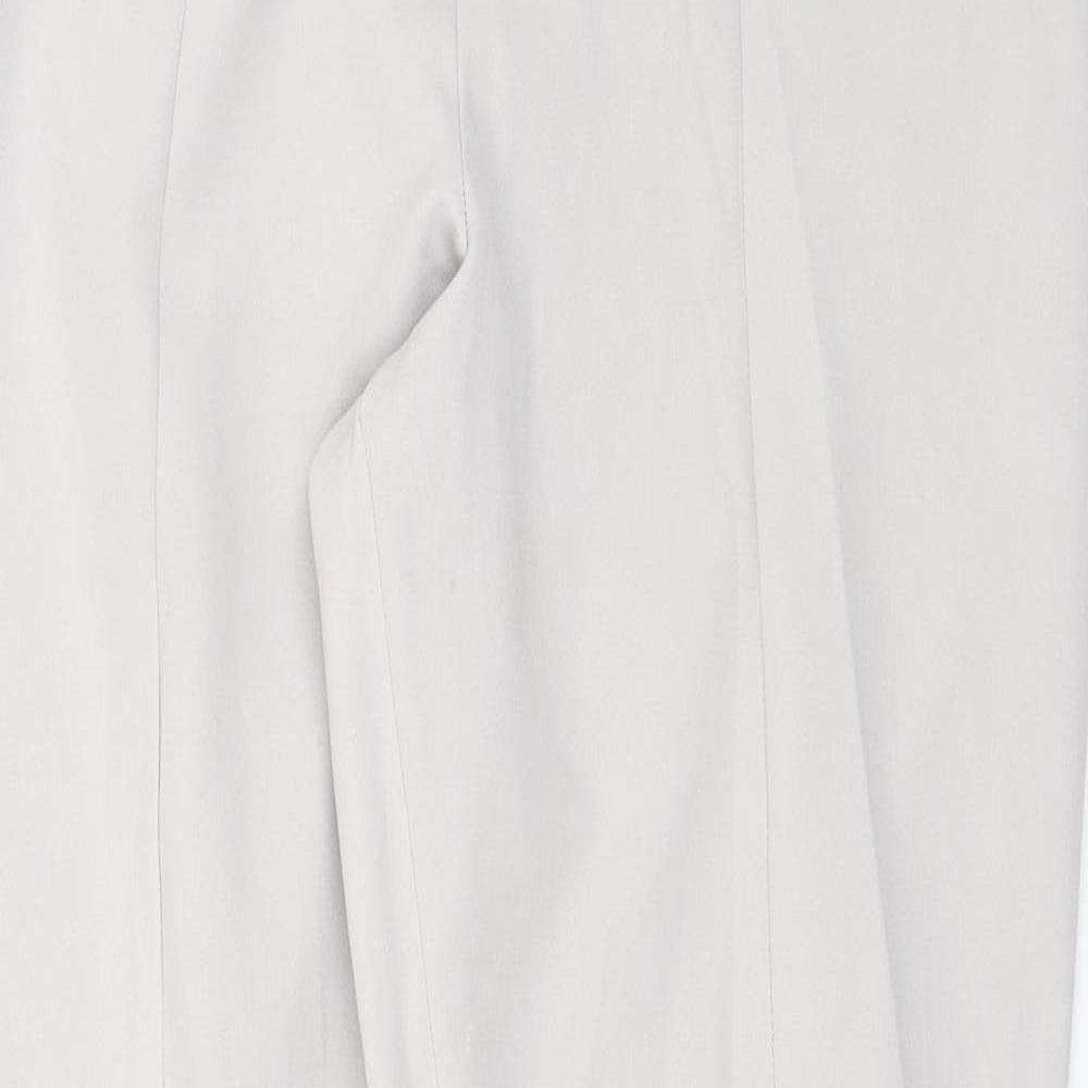 Boohoo Womens Grey   Capri Trousers Size 8 L25 in