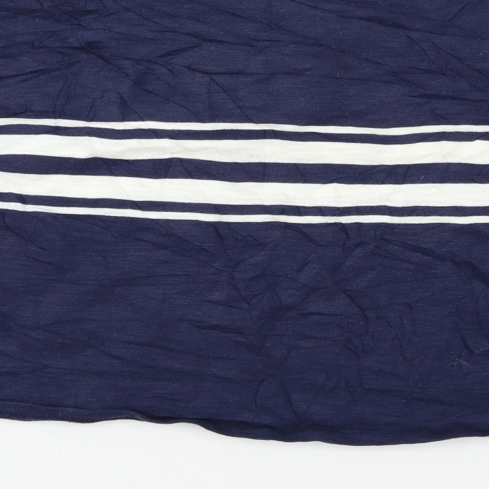 Hollister Womens Blue Striped  Pullover Jumper Size S