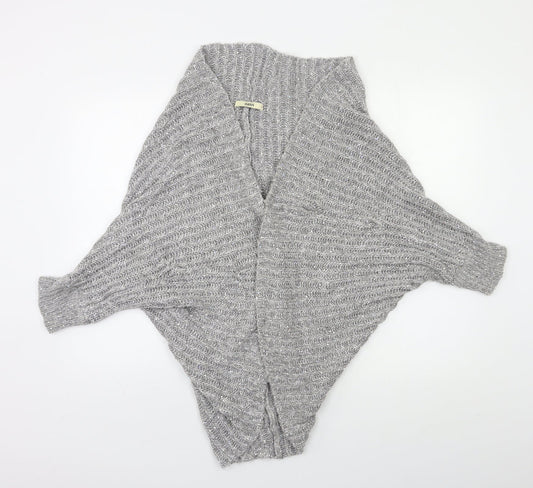 Oasis Womens Grey   Cardigan Jumper Size S