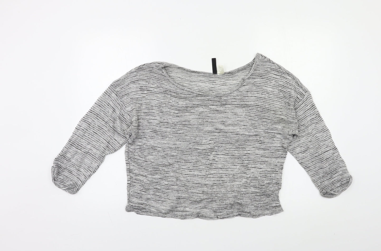 H&M Womens Grey   Pullover Jumper Size S