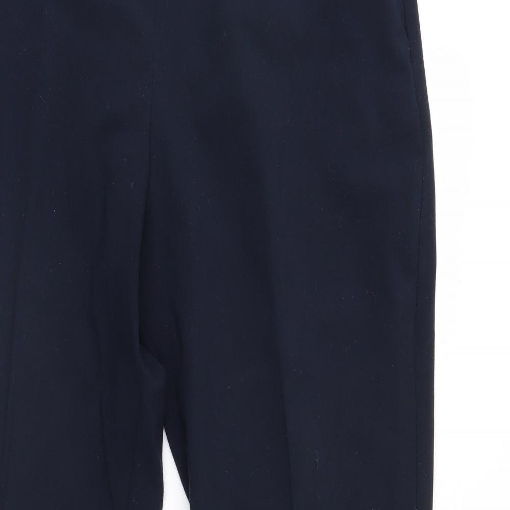M&S Womens Blue   Trousers  Size 14 L26 in