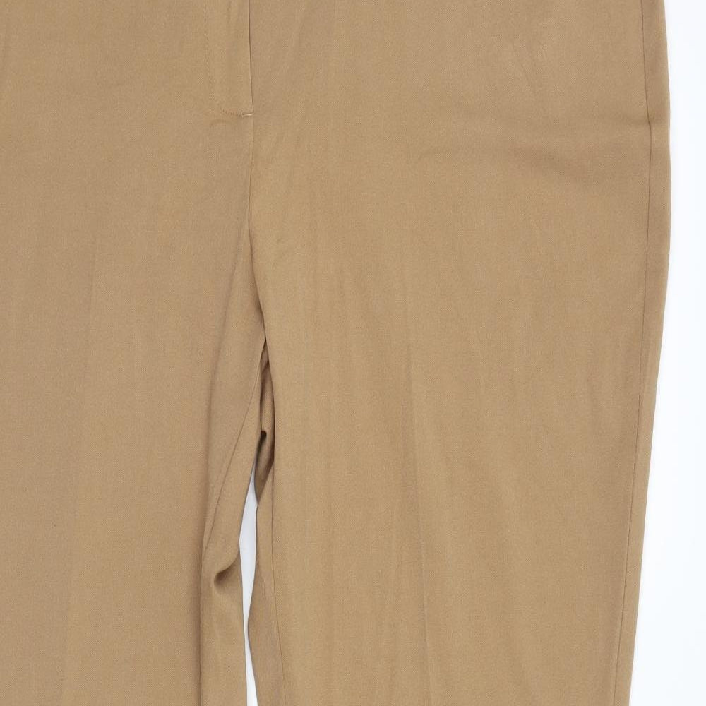 M&S Womens Brown   Trousers  Size 20 L29 in