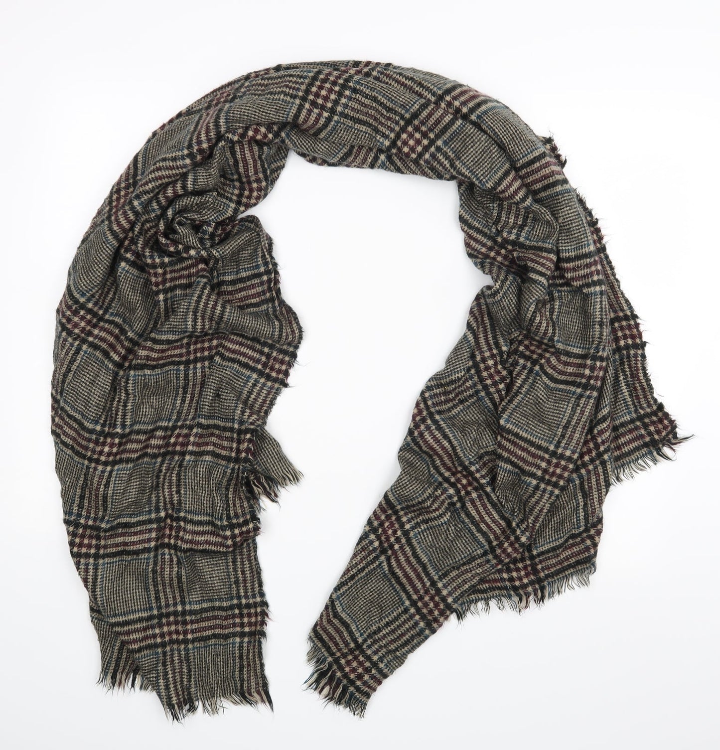 NEXT Unisex Multicoloured Check   Scarf