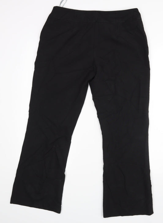 Dorothy Perkins Womens Black   Trousers  Size 12 L26 in