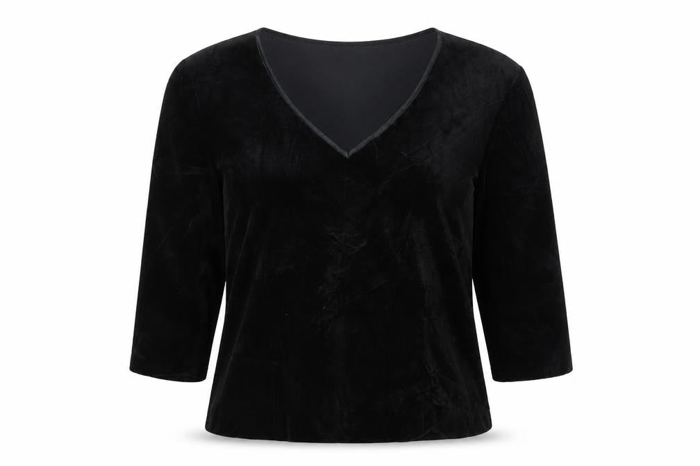John Marks Womens Black   Basic Blouse Size 16