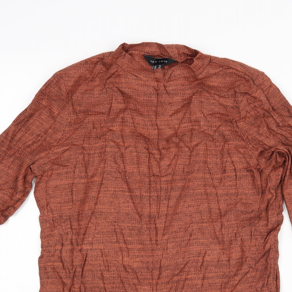 New Look Womens Brown   Basic Blouse Size 14