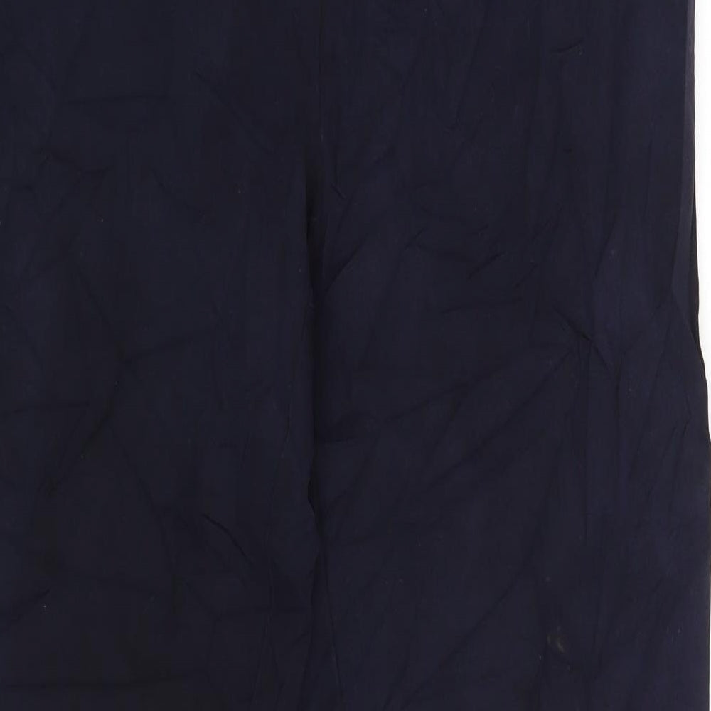 M&S Womens Blue   Trousers  Size 12 L26 in