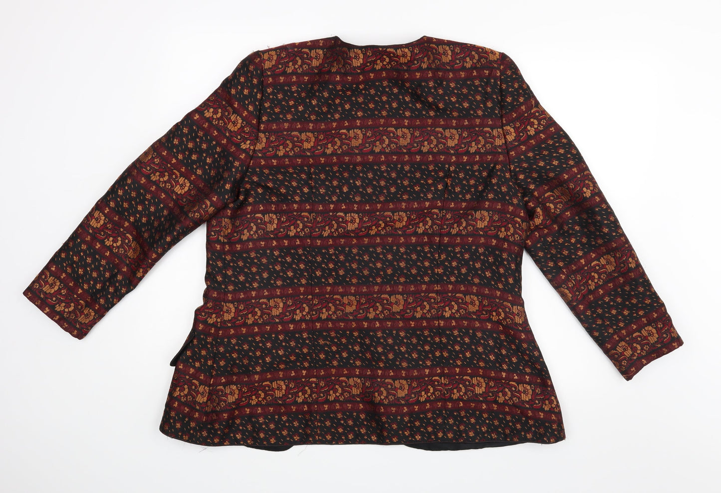 James Meade Womens Red Paisley  Jacket