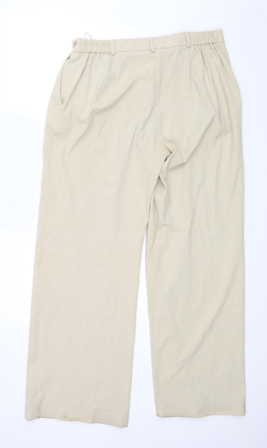 Special Edition Womens Beige   Trousers  Size 16 L28 in