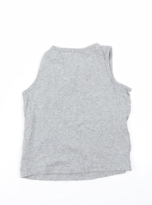 Nutmeg Girls Grey    Tank Size 4-5 Years