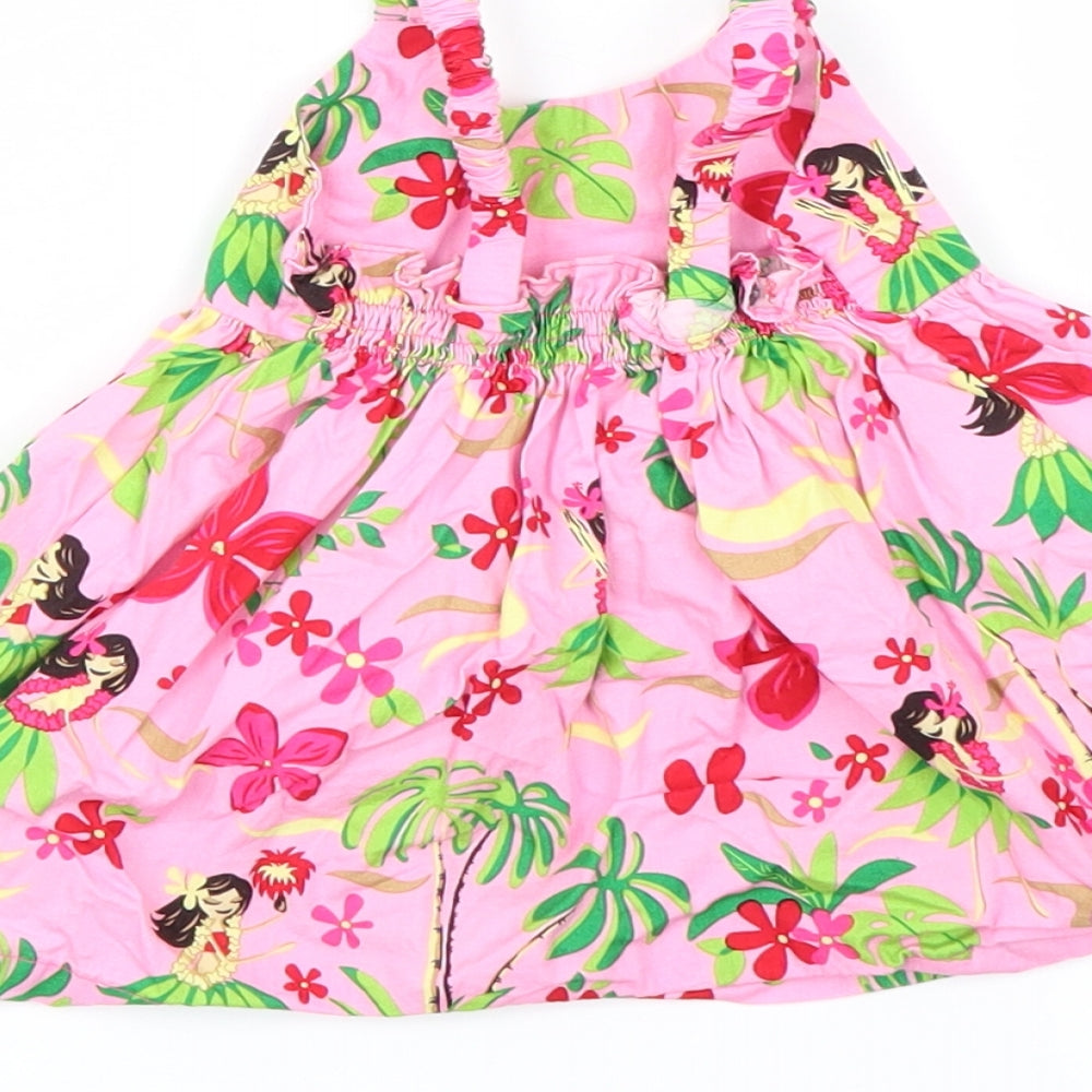 RJC  Pink Floral  A-Line  Size 12 Months