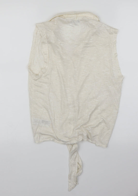 NEWLOOK Womens White   Basic Button-Up Size 10