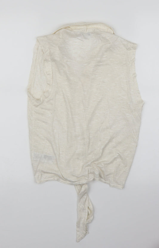 NEWLOOK Womens White   Basic Button-Up Size 10