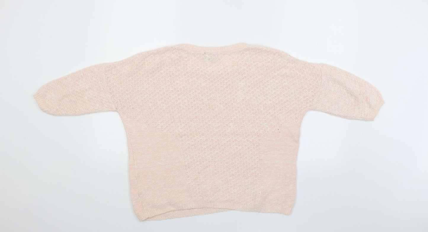 Topshop Womens Pink   Pullover Jumper Size 6