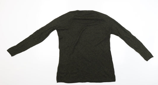 H&M Womens Green   Pullover Jumper Size S