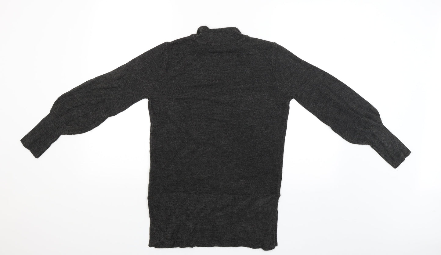 M&S Womens Grey   Pullover Jumper Size S