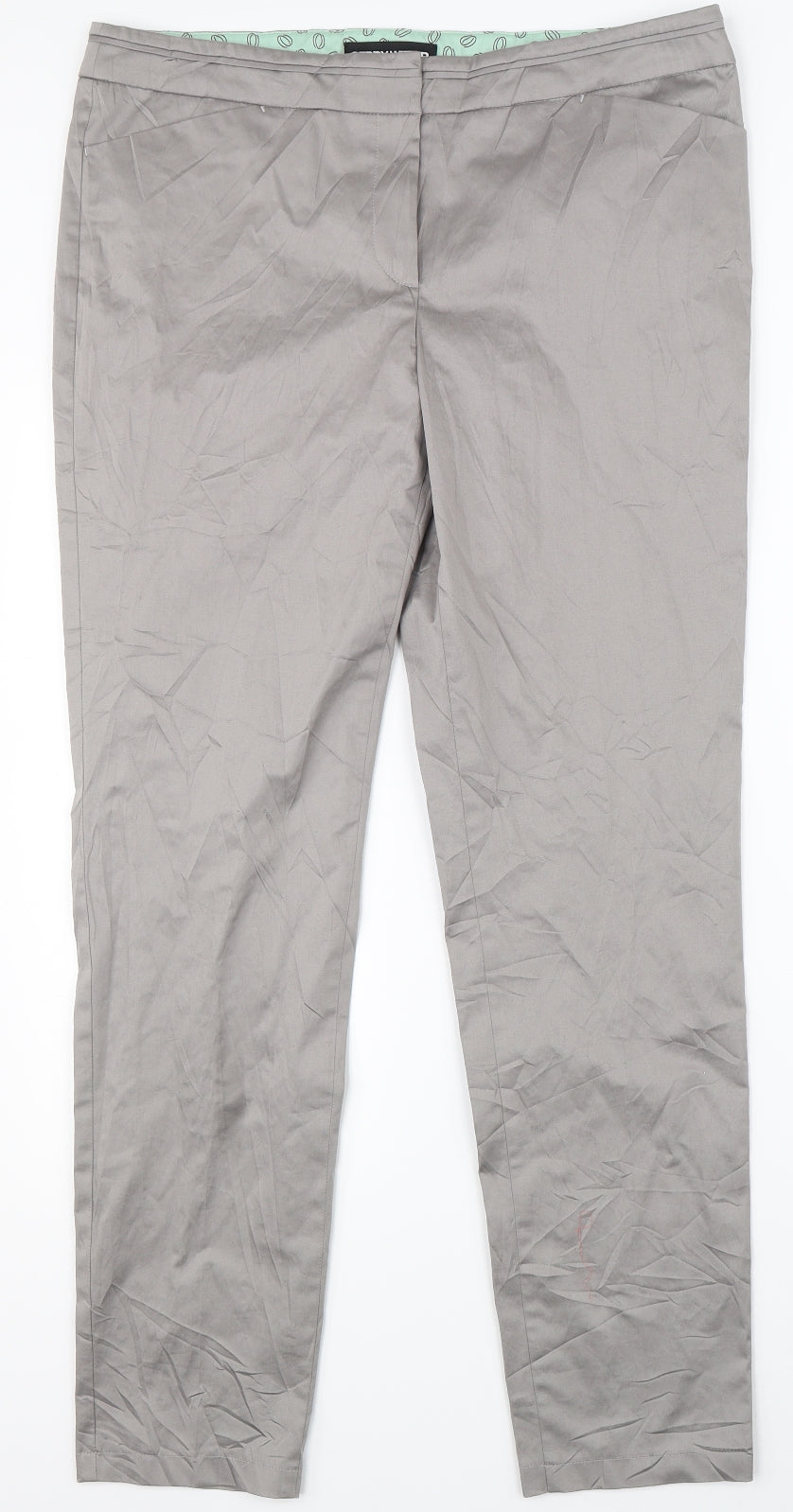 Gerry Weber Womens Grey   Dress Pants Trousers Size 38 in L30 in