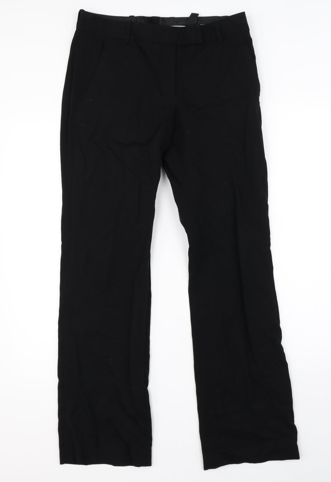 H&M Womens Black   Dress Pants Trousers Size 8 L28 in