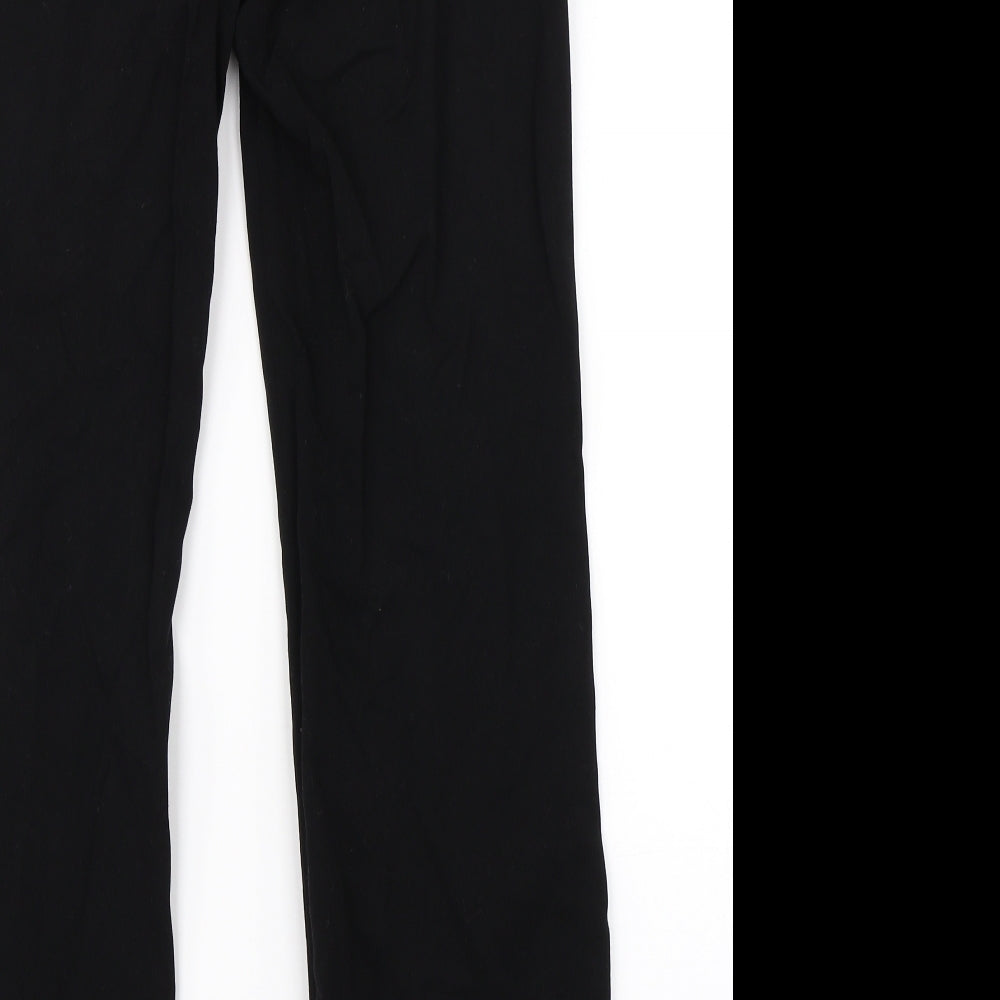H&M Womens Black   Dress Pants Trousers Size 8 L28 in