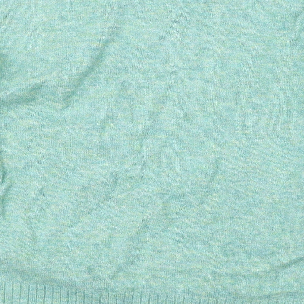 Love Knitwear Womens Green  Knit Pullover Jumper Size 14