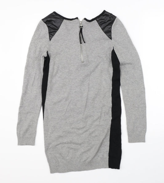 Wallis Womens Grey   Pullover Jumper Size S