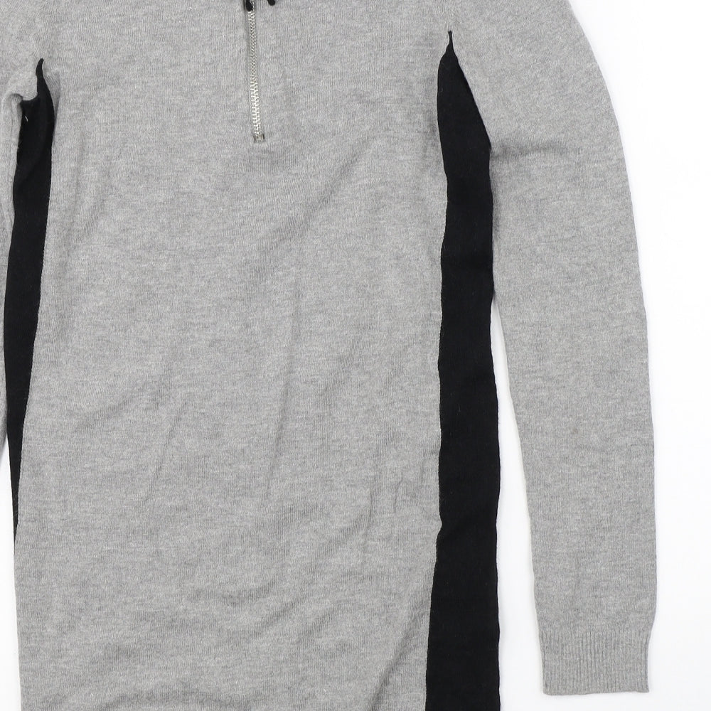 Wallis Womens Grey   Pullover Jumper Size S