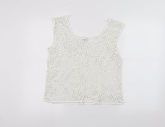 NEXT Womens White   Basic T-Shirt Size 12